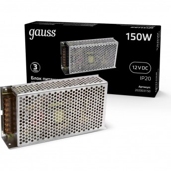 Блок питания GAUSS 150W 12V IP20