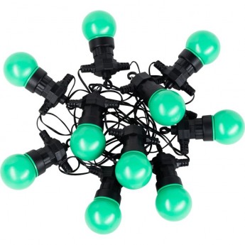 Гирлянда светодиодная GAUSS HOLIDAY БЕЛТ ЛАЙТ, 10 ламп, 7,7 м, IP44, зеленый