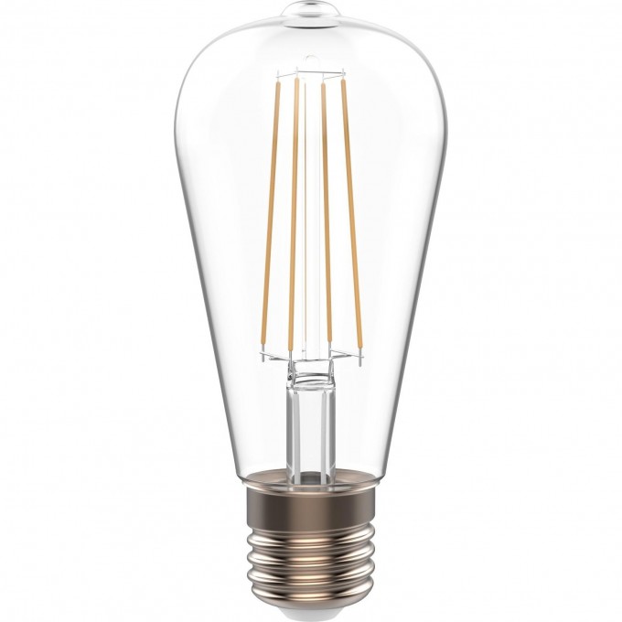 Лампа GAUSS BASIC FILAMENT А60 3W 300LM 2400К Е27 GOLDEN LED 1/10/100 1027253