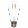 Лампа GAUSS BASIC FILAMENT А60 3W 300LM 2400К Е27 GOLDEN LED 1/10/100 1027253