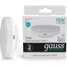 Лампа GAUSS ELEMENTARY GX53 15W 1080lm 4100K LED 83825