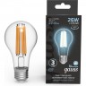 Лампа GAUSS FILAMENT А70 26W 2700lm 4100К Е27 LED 102902226