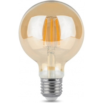 Лампа GAUSS FILAMENT G95 6W 550lm 2400К Е27 golden LED