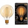 Лампа GAUSS FILAMENT G95 8W 2400К Е27 LED 1/20 golden 105802008