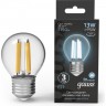 Лампа GAUSS FILAMENT Шар 13W 1150lm 4100К Е27 LED 105802213