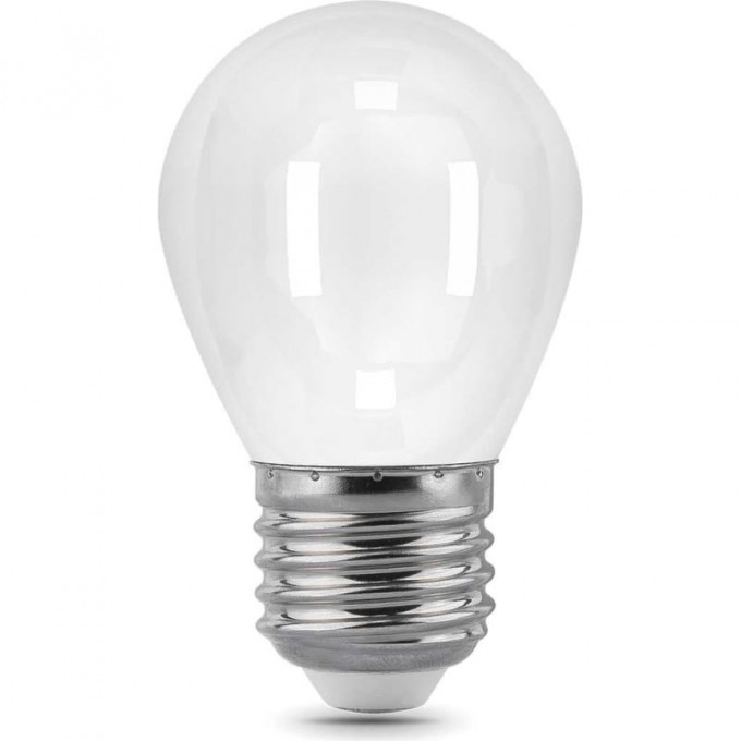 Лампа GAUSS FILAMENT Шар 9W 610lm 4100К Е27 milky LED 105202209. Купить ...