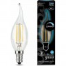 Лампа GAUSS FILAMENT Свеча на ветру 5W 450lm 4100К Е14 диммируемая LED 104801205-D