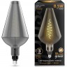 Лампа GAUSS FILAMENT VASE 8.5W 165lm 1800К Е27 gray flexible LED 180802005