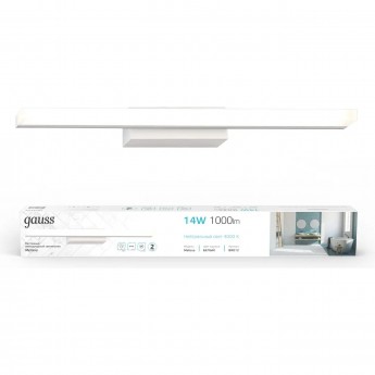 Настенный светодиодный светильник GAUSS MELISSA BR012 14W 1000lm 200-240V 605mm LED