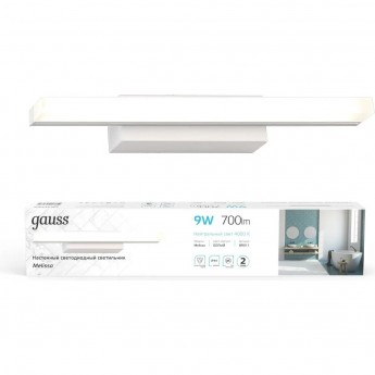 Настенный светодиодный светильник GAUSS MELISSA BR011 9W 700lm 200-240V 405mm LED