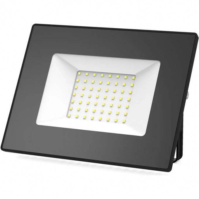 Прожектор GAUSS ELEMENTARY 50W 4500lm 6500К 200-240V IP65 черный LED 613100350