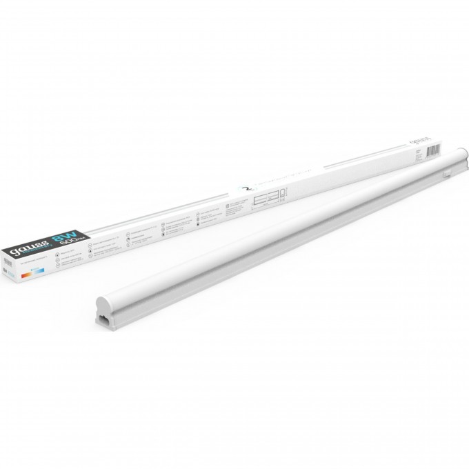 Светильник GAUSS ELEMENTARY TL 8W 600lm 560х22х33 LED 1/25 TL003