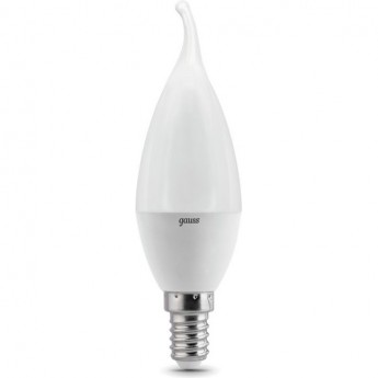 Светодиодная лампа GAUSS BLACK Свеча на ветру 9.5W 950LM 6500K E14 LED 1/10/50