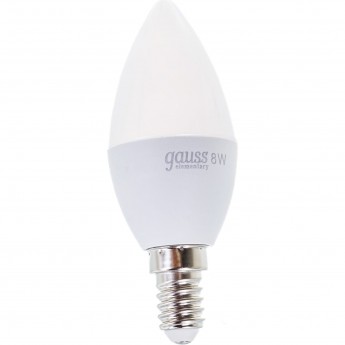 Светодиодная лампа GAUSS LED ELEMENTARY CANDLE 8W E14 4100K